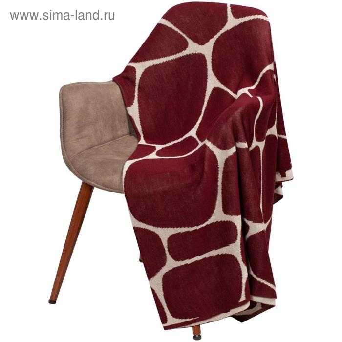 

Плед Giraffe, размер 140x200 см, цвет бежевый, бордовый