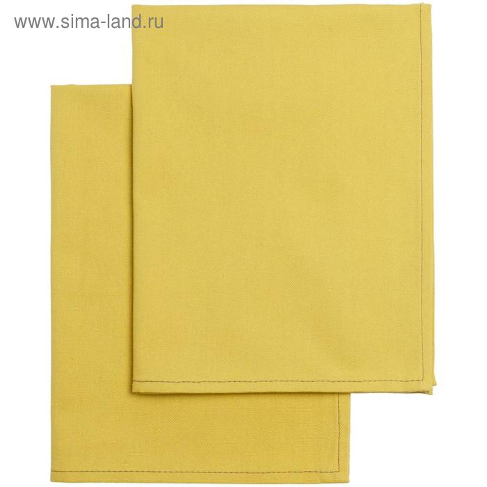 

Набор кухонных полотенец Keep Palms, размер 45x60 см, цвет горчичный, 2 шт
