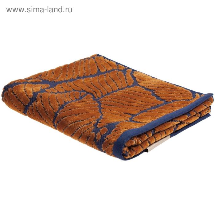 

Полотенце In Leaf, размер 50x90 см, цвет синий, горчичный