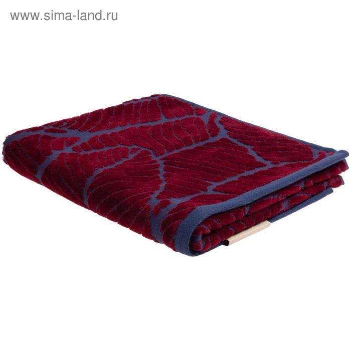 

Полотенце In Leaf, размер 50x90 см, цвет синий, бордовый