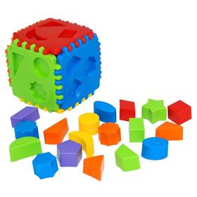 

Игрушка-сортер развивающая Educational cube, 24 детали