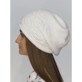 

Шапка женская МИРАНДА, цвет белый, р-р 56-58