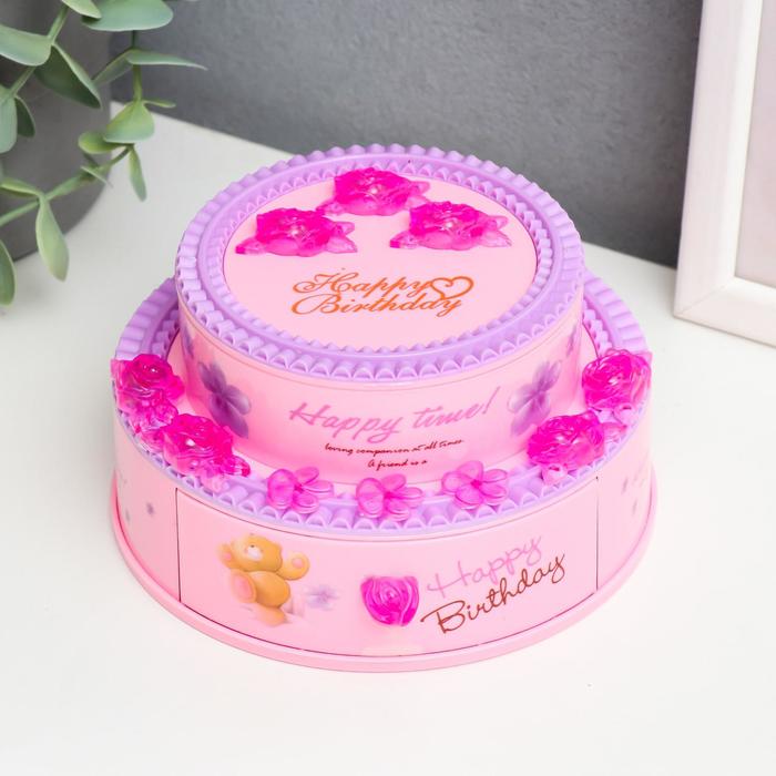 Шкатулка музыкальная "Торт"