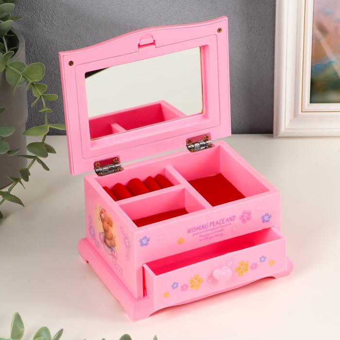 Шкатулка музыкальная "Розовое трюмо"