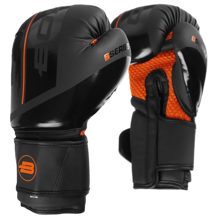 фото Перчатки боксёрские boybo b-series, флекс, цвет оранжевый, 10 унций
