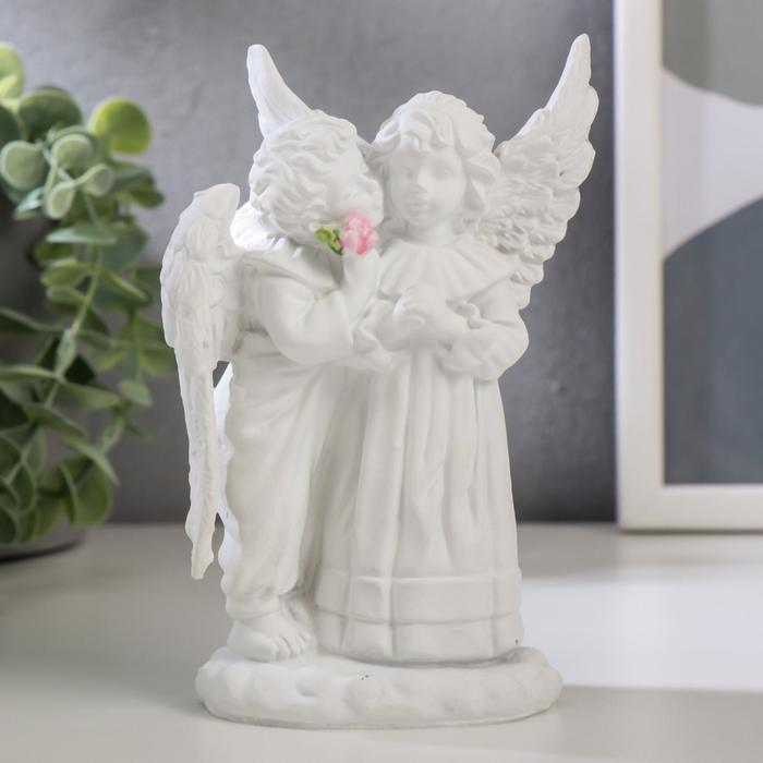 Сувенир полистоун Белоснежные ангелы - секрет 14,7х10х7 см