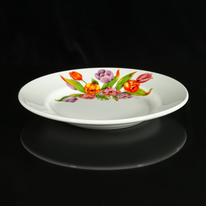 Тарелка мелкая 17,5 см "Тюльпаны-2"