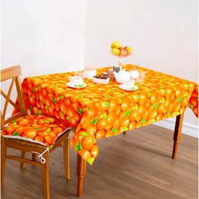 

Скатерть «Сочный апельсин», размер 140×220 см, рогожка