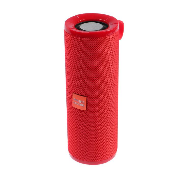 Портативная колонка Aria SK1017R, microSD/USB/FM, Bluetooth 5.0, 2х5 Вт, 1200 мАч, красная