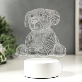 

Светильник "Плюшевая собачка" LED RGB от сети