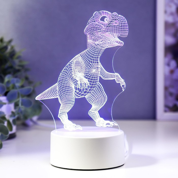 Светильник Тираннозавр LED RGB от сети RISALUX