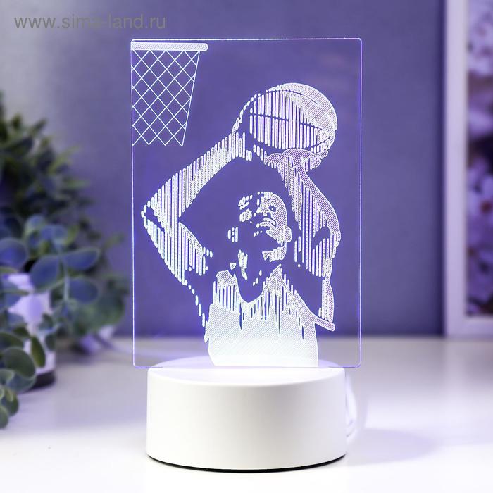 

Светильник "Баскетбол" LED RGB от сети 9,5х11х20 см RISALUX