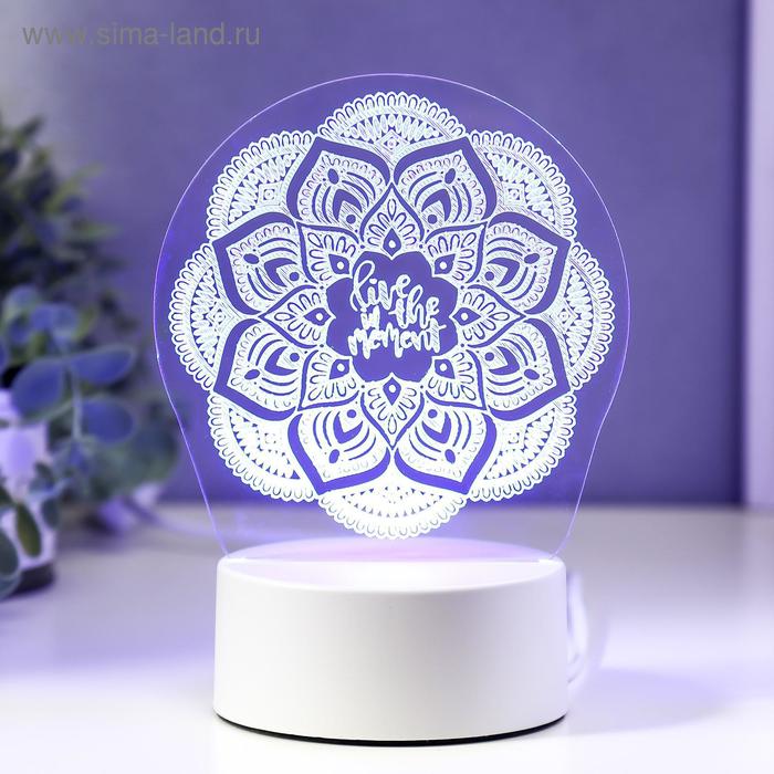 

Светильник "Узор" LED RGB от сети 9,5х13х17 см RISALUX