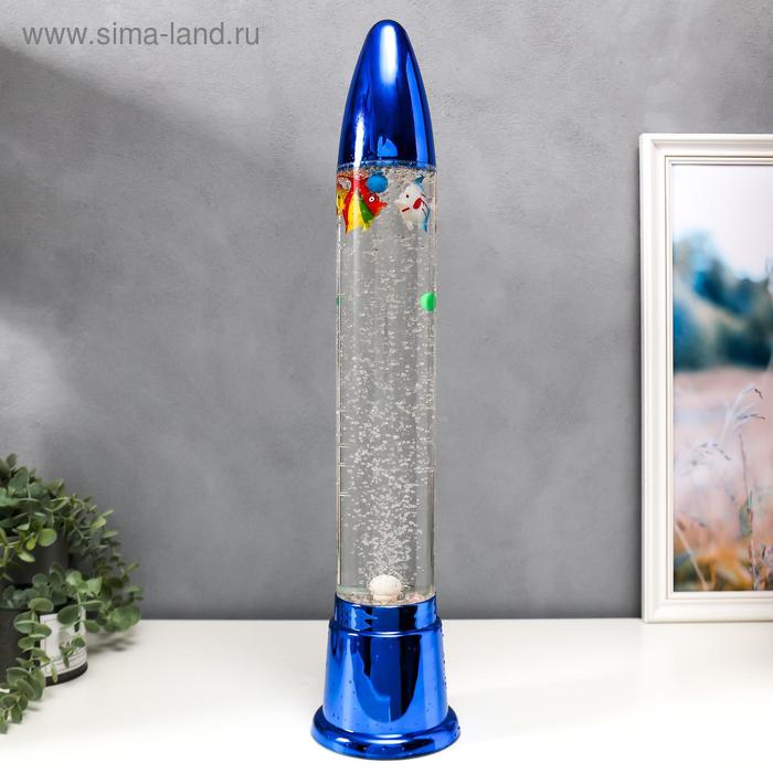 Светильник Рыбки LED хром синий h60 см 2100₽