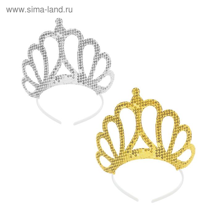 Карнавальная корона «Кокетка», на ободке, цвета МИКС
