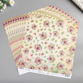 

Бумага для скрапбукинга "Уютная пора 10" 30.5х30.5 см, 190 гр/м