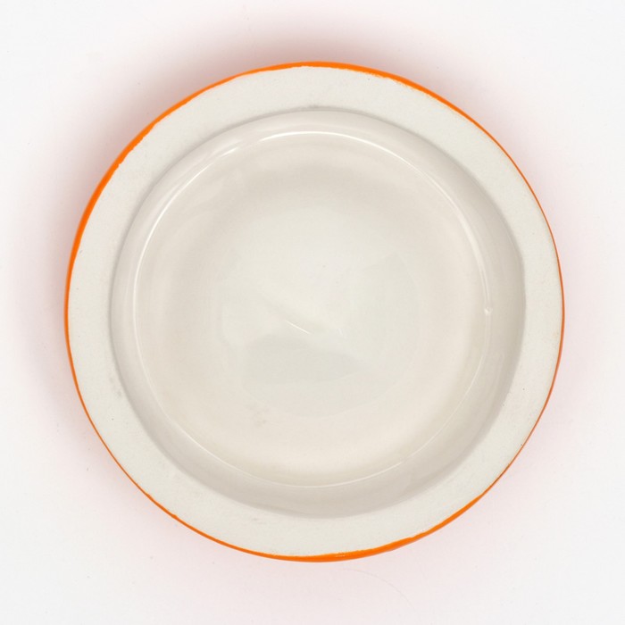 Миска керамическая для грызунов "Апельсинка", 7,7 х 2,3 см