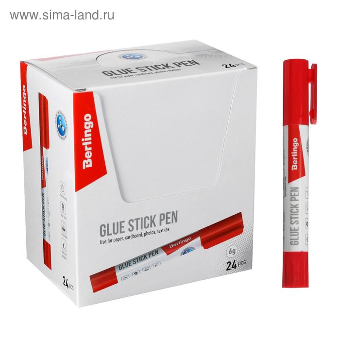 Клей-карандаш PVP 6 г Berlingo Ultra клей карандаш pvp 15 г berlingo aqua цветной