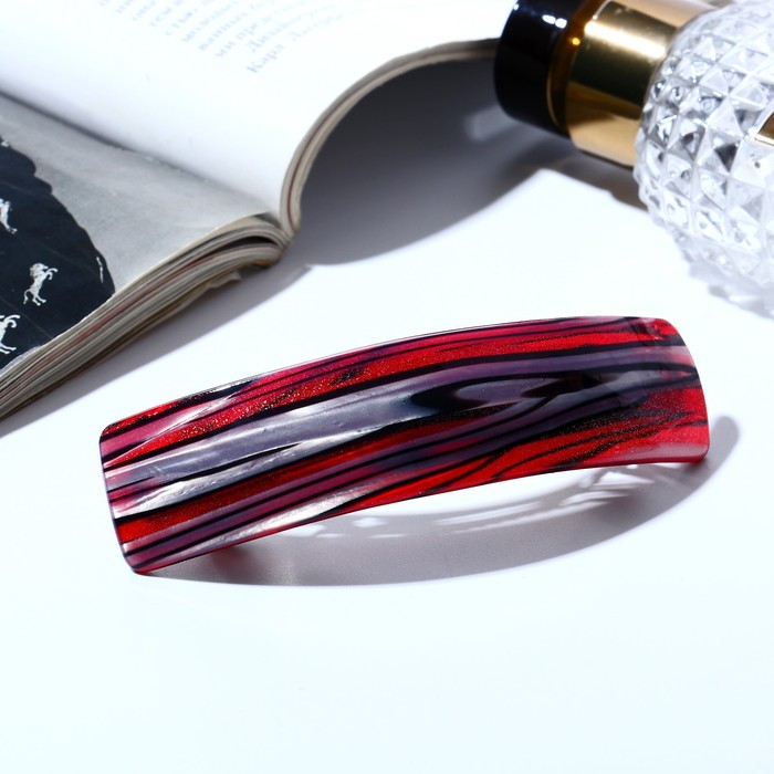 

Заколка-автомат для волос "Белинда" 9х2,5 см, микс