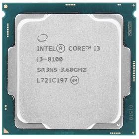 

Процессор Intel Core i3 8100, LGA1151v2, 4x3.6ГГц, DDR4 2400МГц, UHD 630, TDP 65Вт, OEM