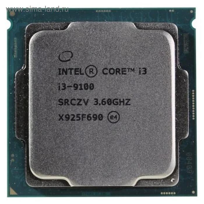 

Процессор Intel Core i3 9100 Original, LGA1151v2, 4x3.6ГГц, 2400МГц, UHD630, TDP 65Вт, Box