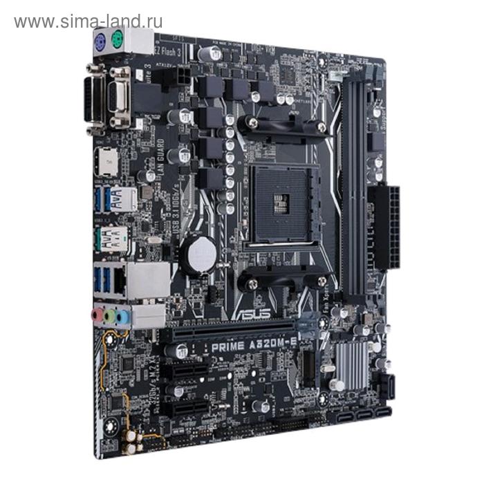 

Материнская плата Asus PRIME A320M-E, AM4, A320, 2xDDR4, VGA, DVI, HDMI, mATX