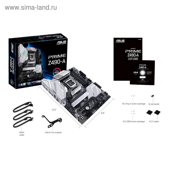 Купить Материнская плата Asus PRIME Z490-A, LGA1200, Z490, 4xDDR4, HDMI, DP, ATX Материнская плата Asus PRIME Z490-A, LGA1200, Z490, 4xDDR4, HDMI, DP, ATX