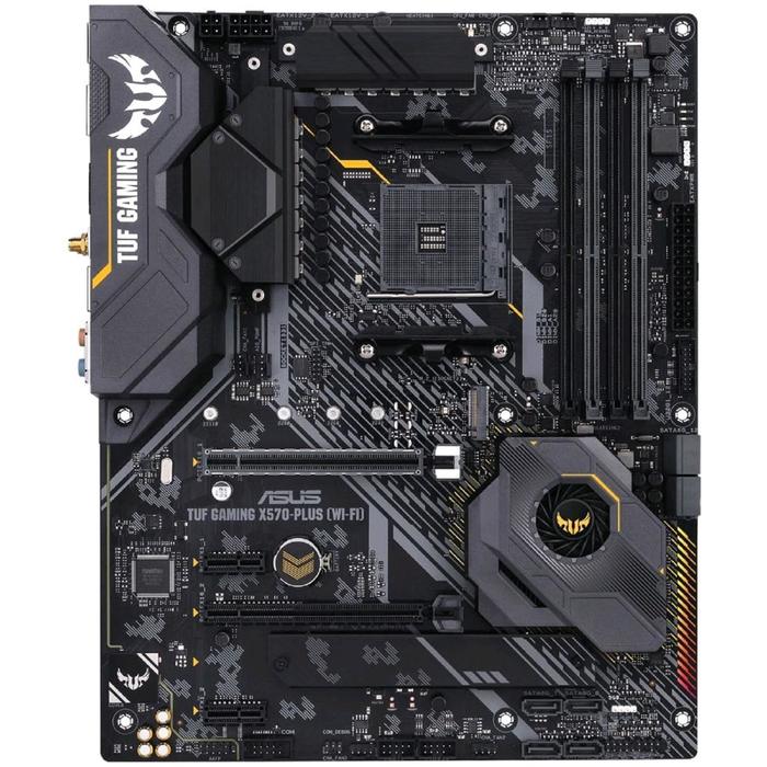 фото Материнская плата asus tuf gaming x570-plus (wi-fi), am4, x570, 4xddr4, hdmi, dp, atx