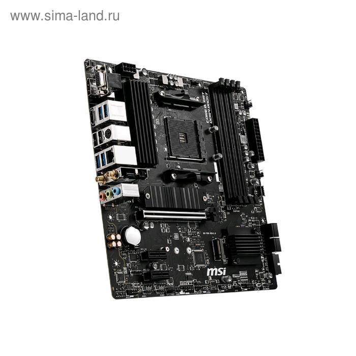 Материнская плата MSI B550M PRO-VDH WIFI, AM4, B550, 4xDDR4, HDMI, DP, mATX материнская плата asus tuf gaming b550m plus am4 b550 4xddr4 hdmi dp matx