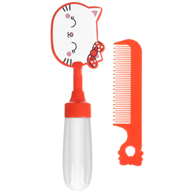 Набор расчёсок «Мяу», 2 предмета: расчёска с зубчиками + щётка