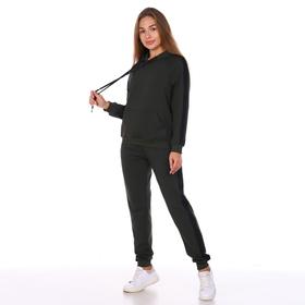 

Костюм женский (худи, брюки) цвет хаки, размер 52