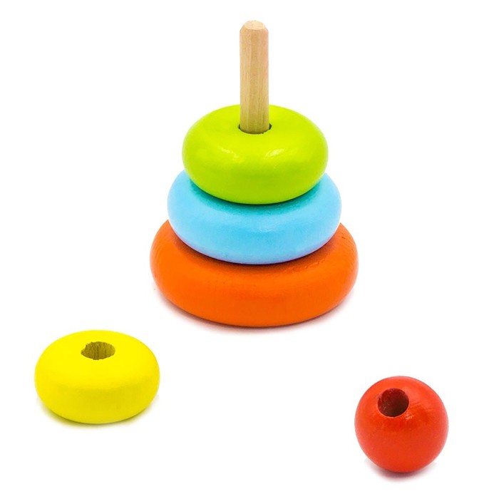 Пирамидка "Колечки", 5 элементов