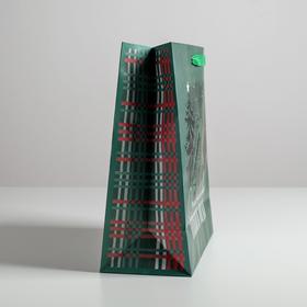 

Пакет ламинированный квадратный «Счасливого года», 30 × 30 × 12 см