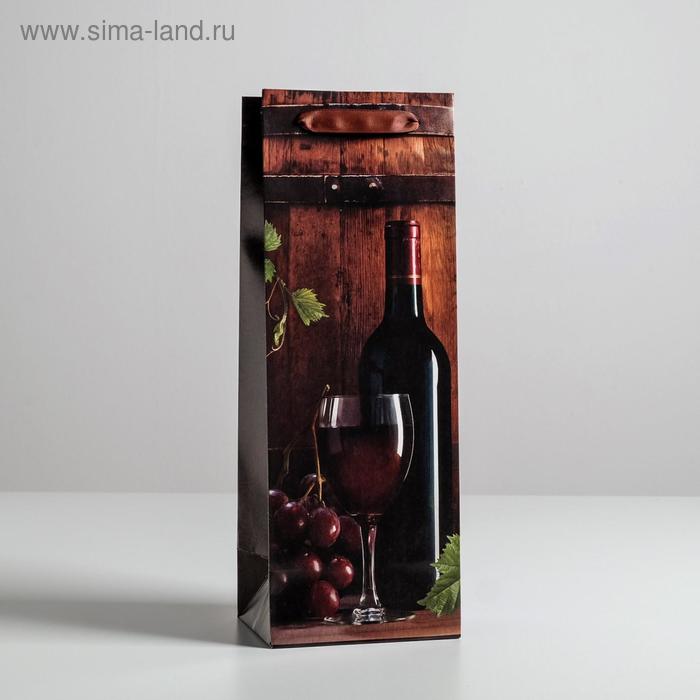 

Пакет ламинированный под бутылку «Вино», 13 x 36 x 10 см