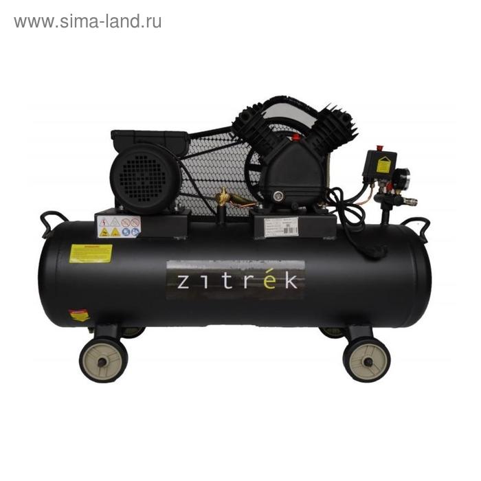 Компрессор поршневой Zitrek z3k440/100, ременной, 2.2 кВт, 100 л, 440 л/мин, 8 бар