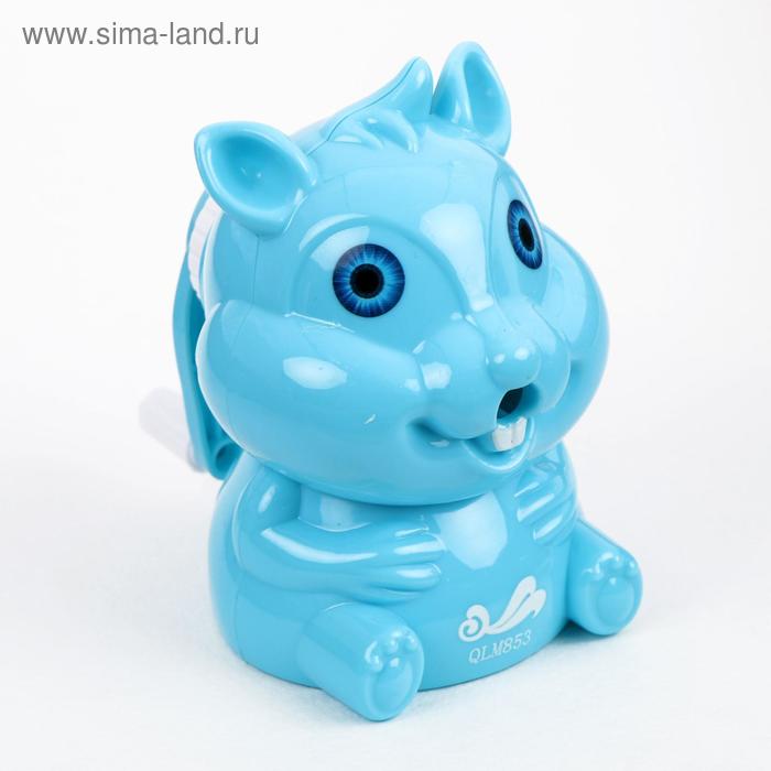 фото Точилка механическая с контейнером микс хомяк