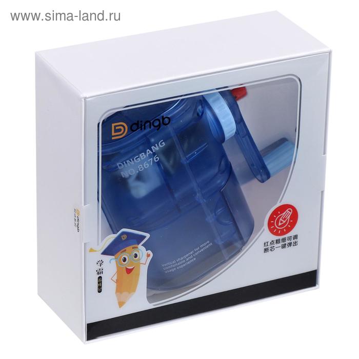 фото Точилка механическая с контейнером микс классика