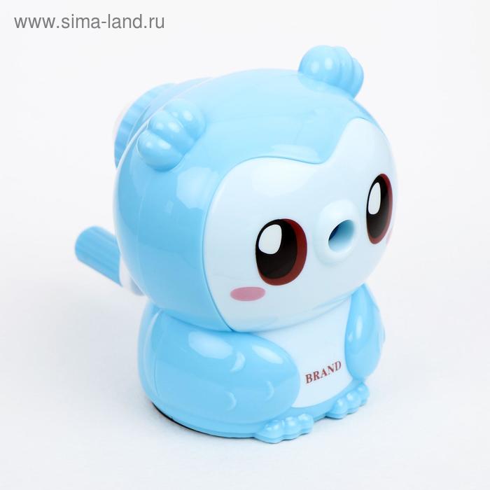 фото Точилка механическая с контейнером микс сова