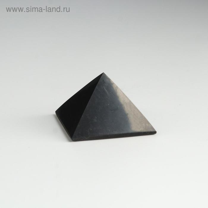 

Пирамида из шунгита, полированная, 4 см