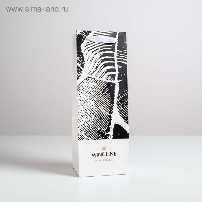 

Пакет ламинированный под бутылку Wine line, 13 x 36 x 10 см