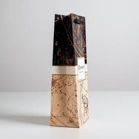 

Пакет ламинированный под бутылку Present for you, 13 x 36 x 10 см