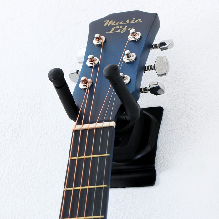 Держатель для гитары настенный подставка для гитары держатель с гравировкой музыка 337
