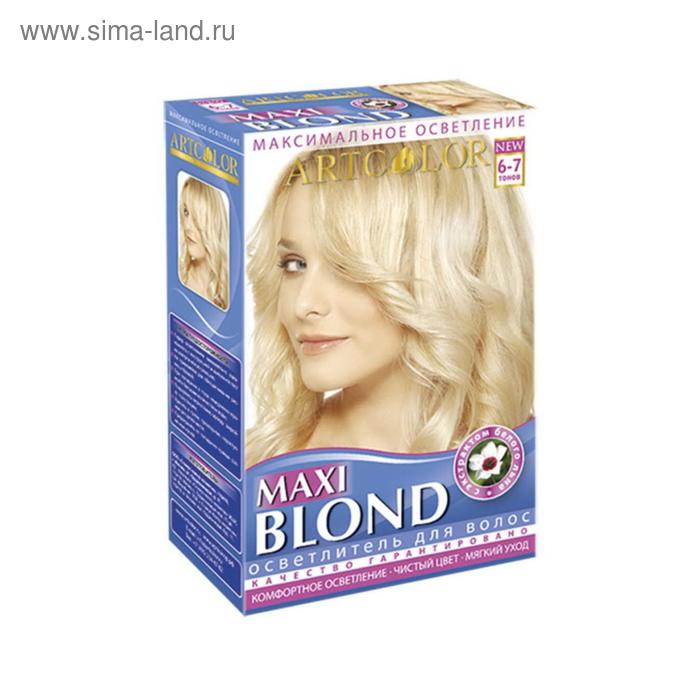 фото Макси блонд артколор, осветлитель для волос 3 в 1
