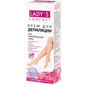 Крем для депиляции АртКолор Ladys Розовое масло для чувствительной кожи, 100 мл
