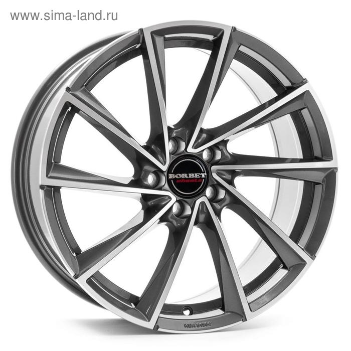 фото Диск литой borbet vtx 7,5x19 5x112 et30 d66,5 graphite polished