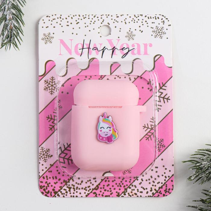 фото Чехол для наушников airpods happy new year, 9 х 13,1 см like me