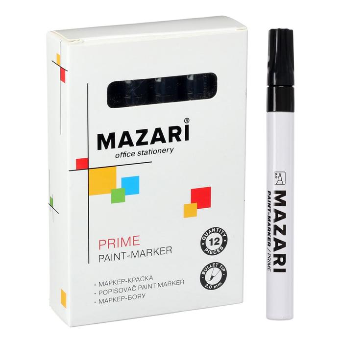 Маркер-краска Mazari Prime, черный