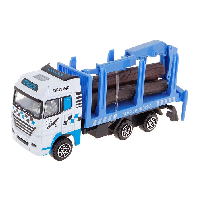 Машина металлическая "Лесовоз", цвета МИКС