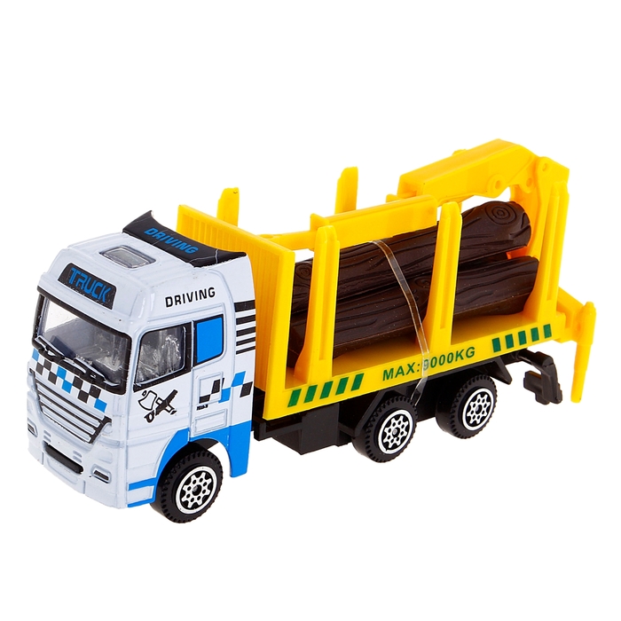 Машина металлическая "Лесовоз", цвета МИКС