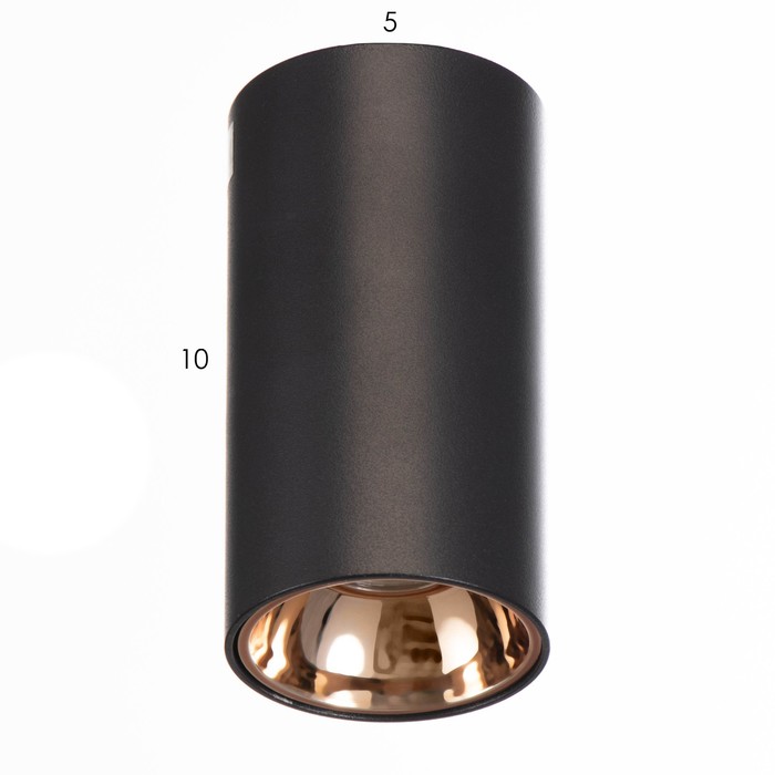 Светильник 671511/1 LED 7Вт черный-золото 5,5х5,5х10 см BayerLux